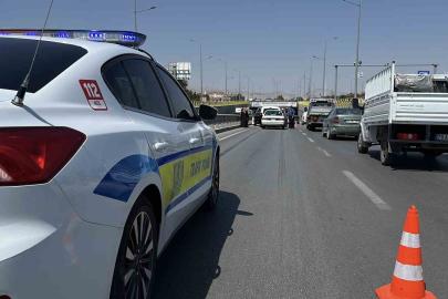 Konya’da 6 araçlı zincirleme kaza: 1 yaralı