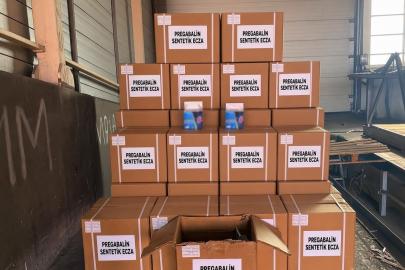 Mersin’de gerçekleştirilen operasyonlarda 1 ton 716 kilogram pregabalin ele geçirildi