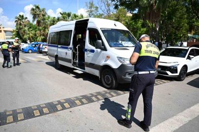 Mersin’de okul servislerine sıkı denetim