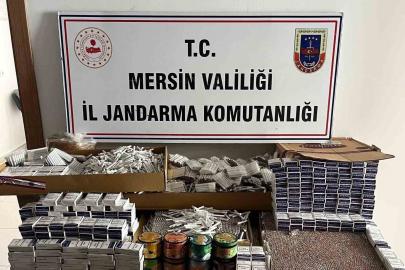 Mersin’de sigara kaçakçılığı operasyonu: 32 bin 120 makaron ele geçirildi