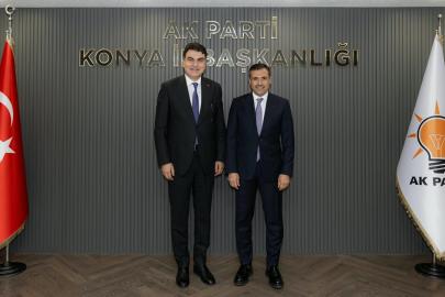 MİLLÎ SAVUNMA BAKAN YARDIMCISI HEYBET’TEN İL BAŞKANIMIZ ÖZGÖKÇEN’E ZİYARET