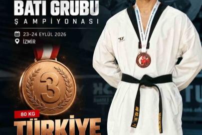 Muğlalı sporcu Semih Karabacak Türkiye üçüncüsü oldu