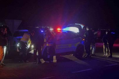 Muratlı Çevreyolunda trafik kazası: Araçlardan biri yan yattı