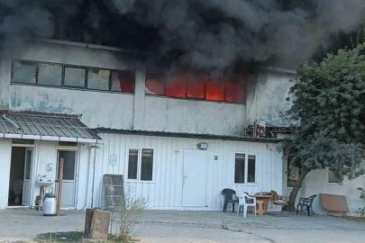 Muratlı Sanayi Sitesi’nde korkutan yangın