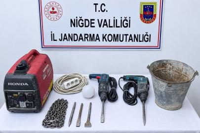 Niğde’de kaçak kazı operasyonu: 1 şüpheliye işlem