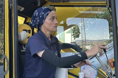 Önyargılara inat kabine oturdu: Şantiyelerin aranan ismi haline geldi