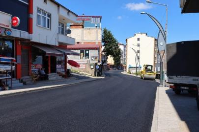 Ordu’da sıcak asfalt çalışmaları devam ediyor
