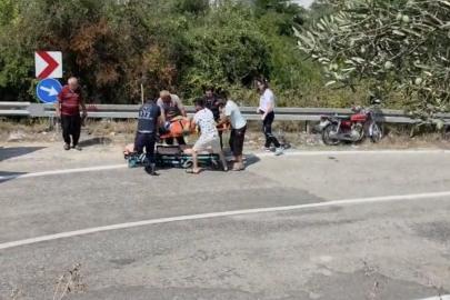Osmaniye’de motosiklet bariyere çarptı: 2 yaralı