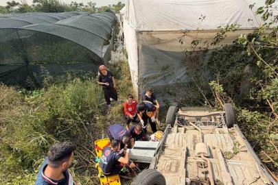 Osmaniye’de otomobil takla attı: 3 yaralı