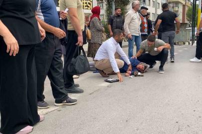 Otobüsün çarptığı yaşlı kadın ağır yaralandı
