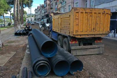 Perşembe’de 3 bin 500 metrelik yağmur suyu hattı yapılıyor