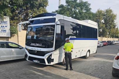 Salihli’de okul servislerine sıkı denetim