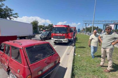 Samsun’da araçlar çarpıştı: 2’si çocuk 3 yaralı