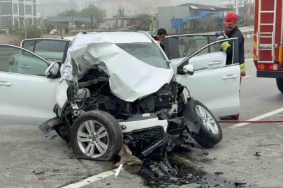 Samsun’da SUV araç direğe çarptı: 1 ölü, 3 yaralı