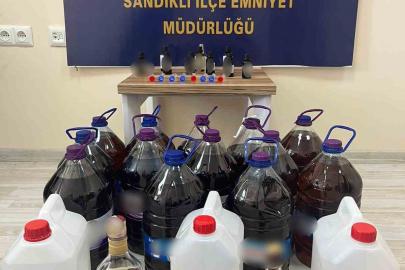 Sandıklı’da sahte alkol operasyonu