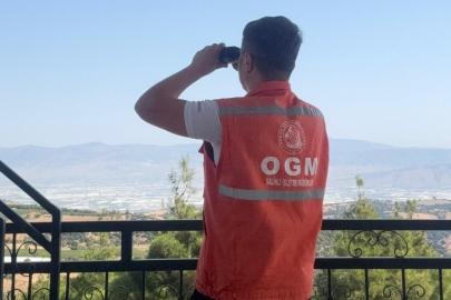 Sarıgöl’ün "duman gözcüleri" 7/24 nöbette