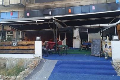 Siirt’te korkutan yangın: Alevler kafeyi sardı