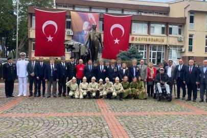 Sinop’ta Gaziler Günü yürüyüşü