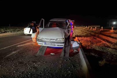 Siverek’te iki araç çarpıştı: 2 yaralı