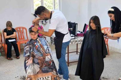 Söke Belediyesi’nden okul öncesi ücretsiz saç tıraşı