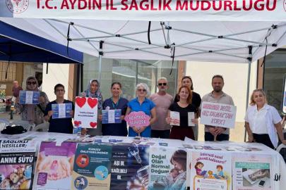 Söke’de vatandaşlar ’sağlıklı yaşam’ konusunda bilgilendirildi