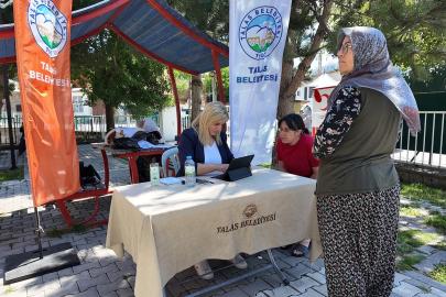 Talas’ta çocuklar kitapla, büyükler beyaz masa ile buluştu