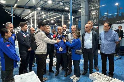 Tarım ve Orman Bakanlığı Ankara İl Müdürü Dallı, Ankara Balık Hali’ni ziyaret etti