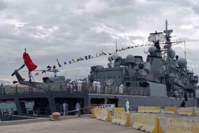 TCG Yıldırım Fırkateyni Tekirdağ’da ziyarete açıldı