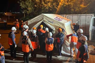 Tekirdağ’da AFAD gönüllülerine sahada uygulamalı eğitim