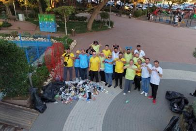 Tekirdağ’da sokaklar hareketlendi: Spor yaptılar, çöp topladılar
