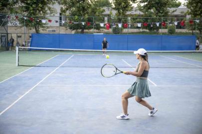 Tenis turnuvası tamamlandı