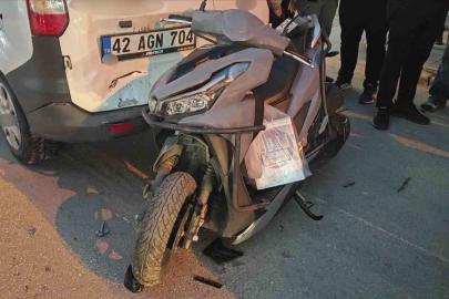 Trafik kazasında sürücü yaralandı
