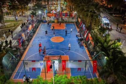 Turgutreis’te basketbol şöleni başladı