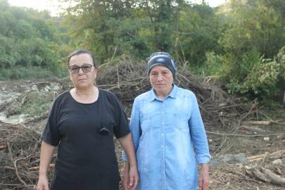 Türkeli’deki dere taşkınında iki kişi ölümden döndü: "Öleceğiz sandık"