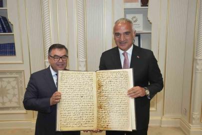 Türkiye ile Özbekistan arasında ‘Kültür Alanında İşbirliği Mutabakat Zaptı’ imzalandı