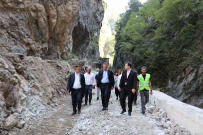 Vali Çağatay, Yenice ilçesinde incelemelerde bulundu