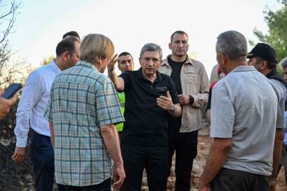Vali Şahin, Antalya’daki orman yangınlarının son durumunu paylaştı
