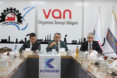 Van OSB Başkanı Memet Aslan’dan girişimcilere KOSGEB çağrısı: "Güncel destekler sanayimize güç katacak"