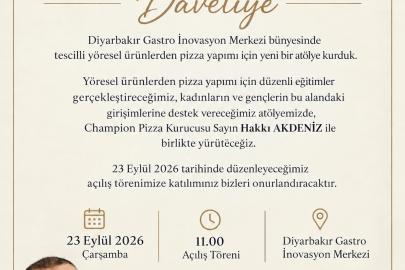 Yöresel Ürünlerle Pizza Yapım Atölyesi hizmete açılıyor