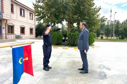 Yüzbaşı rütbesine yükselen Osmaneli İlçe Jandarma Komutanı Soy’a başarı dileği