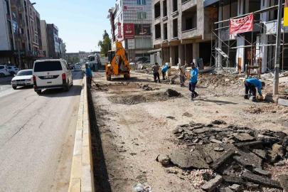 Zey Caddesi’nde altyapı tamamlandı, asfalt çalışması başladı
