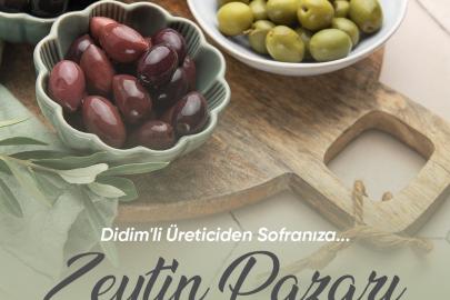 Zeytin üreticileri için satış alanı oluşturulacak