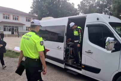 Zonguldak’ta okul servislerine sıkı denetim
