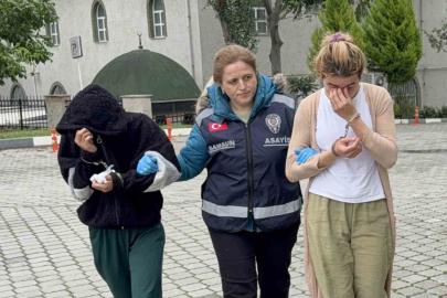 100 bin liralık ziynet eşyası hırsızlığından 2 kadın tutuklandı