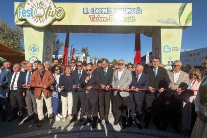 3. Edremit Festolive Zeytinyağı Tadım Festivali başladı