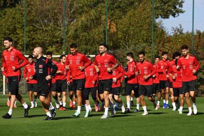 A Milli Futbol Takımı, İtalya maçının hazırlıklarını tamamladı