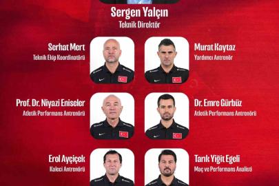 A Milli Takım’da Sergen Yalçın’ın teknik ekibi belli oldu