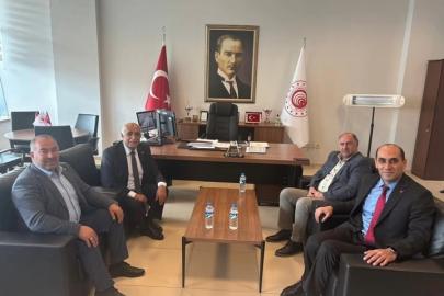 AK Parti Çıldır teşkilatından Gümrük Müdürü Oğul’a hayırlı olsun ziyareti