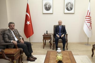 AK Parti Şırnak Milletvekili Tatar, YÖK Başkanı Özvar ile bir araya geldi