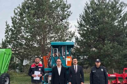 Akyaka’da tarımsal üretime makine desteği